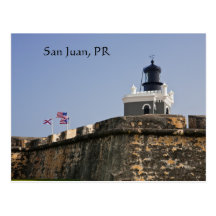 Carte postale de phare de San Juan