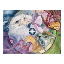 Carte postale : "Roue d'essence "