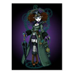 Carte postale victorienne d'ange de vampire de Ste