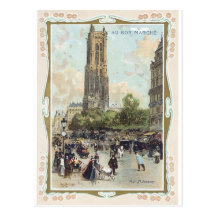 Carte postale victorienne de Palais de visite de M