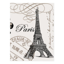Carte postale vintage de Paris…
