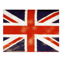 Carte postale vintage d'Union Jack