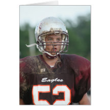 Carte pour notes - le football de chrétien de mand