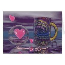 Carte surréaliste romantique