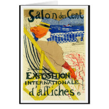 Carte : Toulouse Lautrec - cent de DES de salon