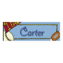 Carter trägt Lesezeichen zur Schau Visitenkarten