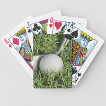 Cartes de jeu de golf jeux de cartes poker