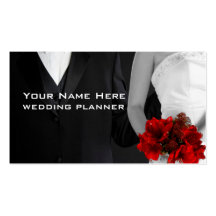 Cartes de visite de wedding planner carte de visite
