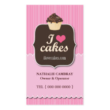 Cartes faites sur commande de boulangerie carte de visite