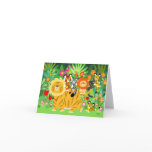 Cartoon Liger and Friends notecard