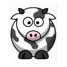 Cartoon MOO-Kuh Postkarten