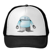 Cartoon-Roboter Mütze