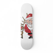 Cartoon Sankt und Rudolph