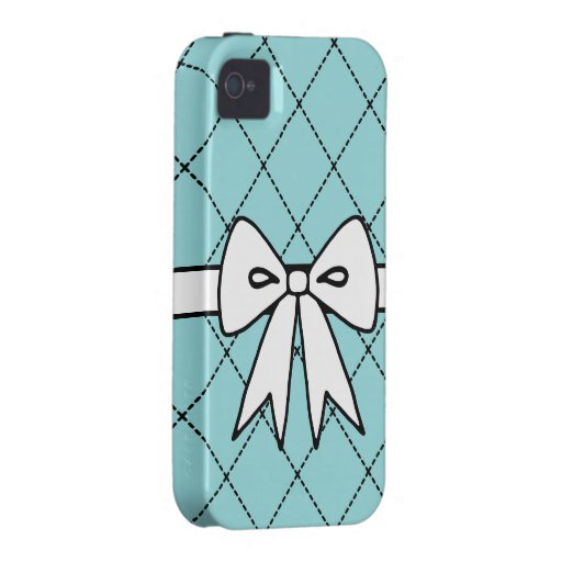 Cas à motifs de losanges de l'iPhone 4 d'arc Coques Case-Mate iPhone 4