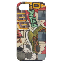 cas de graffiti de protecteur de la couverture 4s  coque iPhone 5