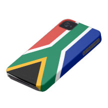 Cas de l'iphone 4 de drapeau de l'Afrique du Sud Coque iPhone 4 Case-Mate