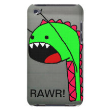 Cas de Rawr Dino IPod Coque Barely There iPod