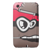 CAS de TÉLÉPHONE de COOL de MONSTRE d'Oxygentees Étui iPhone 3