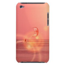 Cas d'iTouch de coucher du soleil de Kiteboarding Coque Case-Mate iPod Touch