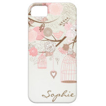 Cas fait sur commande de l'iPhone 5 de cages à ois Étui iPhone 5