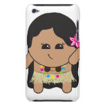 Cas mignon d'iTouch de fille de danse polynésienne Étui Barely There iPod