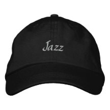 Casquette de baseball brodée par jazz
