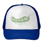 Casquette de baseball végétalien de cosse de pois