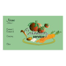 Cateringservice II Visitenkartenvorlagen