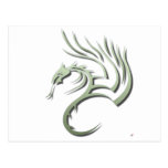 Cawthorne le dragon vert métallique carte postale