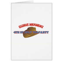 Célébrez l'indépendance cartes