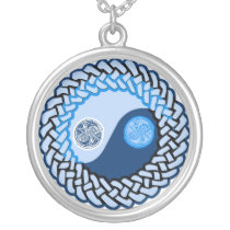 Celtic Yin Yang Halskette