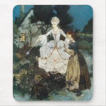 Cendrillon et marraine gâteau tapis de souris
