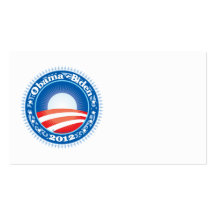 Cercle d'Obama Biden 2012 Modèles De Cartes De Visite