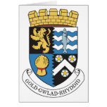 Ceredigion Wappen Grußkarten