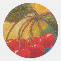 Cerises Adhésifs Ronds
