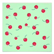 Cerises mignonnes impressions photo