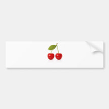 Cerises rouges adhésif pour voiture