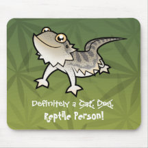 Certainement une personne de reptile (dragon barbu tapis de souris