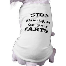 Cessez de me blâmer de vos pets ! t-shirt pour animal domestique
