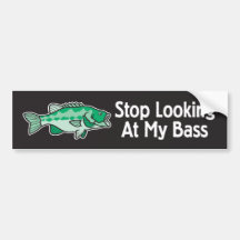 Cessez de regarder ma basse adhésif pour voiture