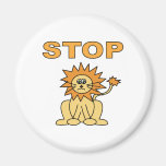 Cessez de se trouver (le lion) magnets