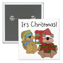 C'est des T-shirts et des cadeaux de Noël Pin's