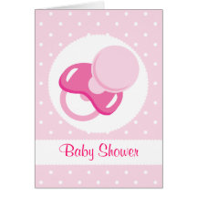 C'est une conception de bébé de fille carte de vœux