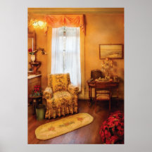 Chaise - retraite de Livingrom Poster