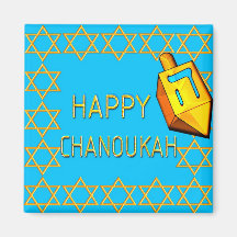 Chanukka dreidel magnets