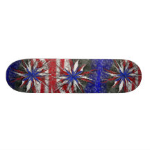 Chaotischer Stern - Americana Skateboarddeck
