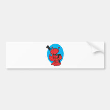 chapeau supérieur et homard de bowtie autocollant pour voiture
