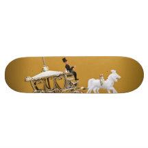 Chariot de mariage skateboard