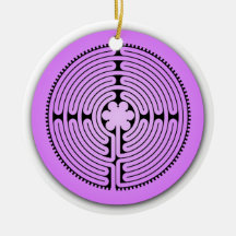 Chartres-Labyrinth-Verzierung Ornament