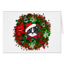 Chat de Noël Cartes De Vœux